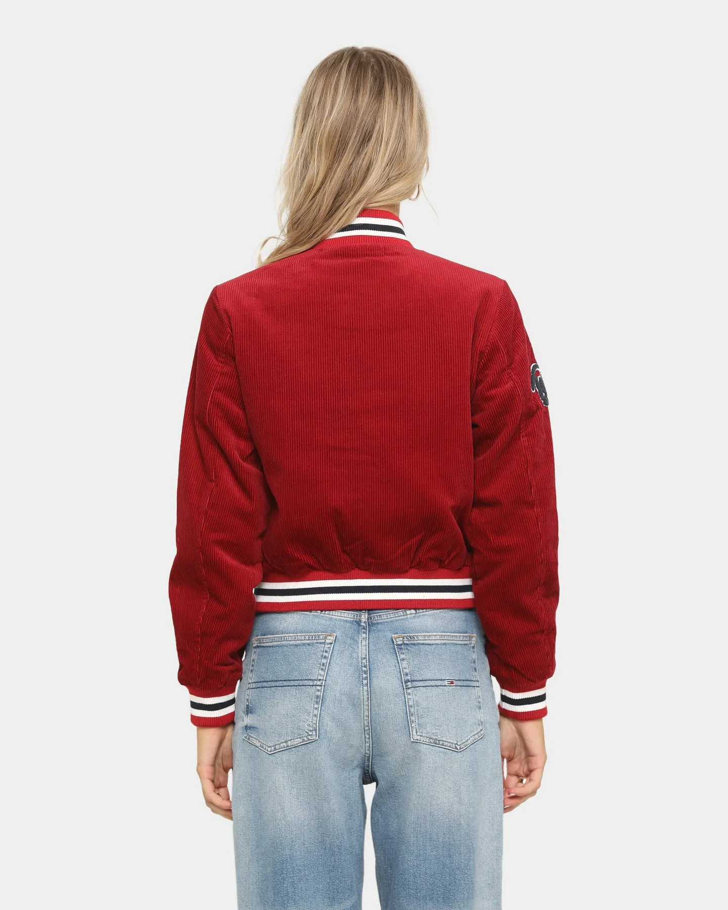 Tommy Jeans Varsity Bomber Wine Red