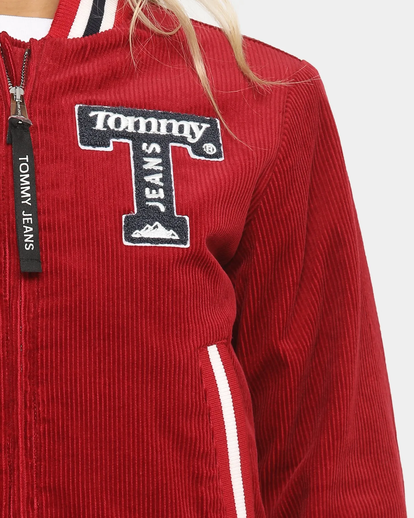 Tommy Jeans Varsity Bomber Wine Red