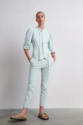 Tonnie Blouse Technical Jersey | Aqua