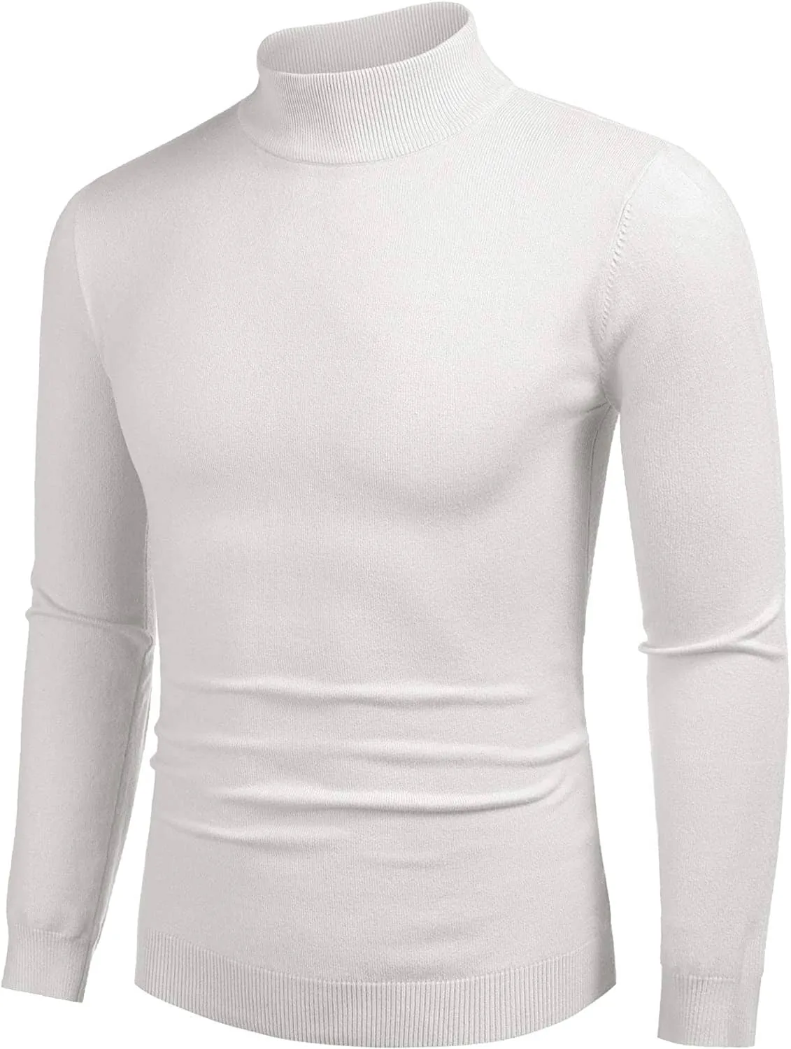 Turtleneck Pullover Basic Knitted Thermal Sweaters (US Only)