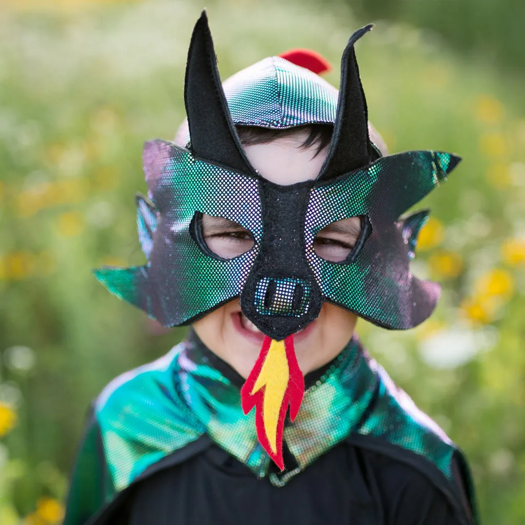 Ultimate Dragon Knight Metallic Cape & Mask