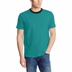 Uniquely You Mens T-Shirt /  Dark Teal Green     - Short Sleeve Casual Shirt