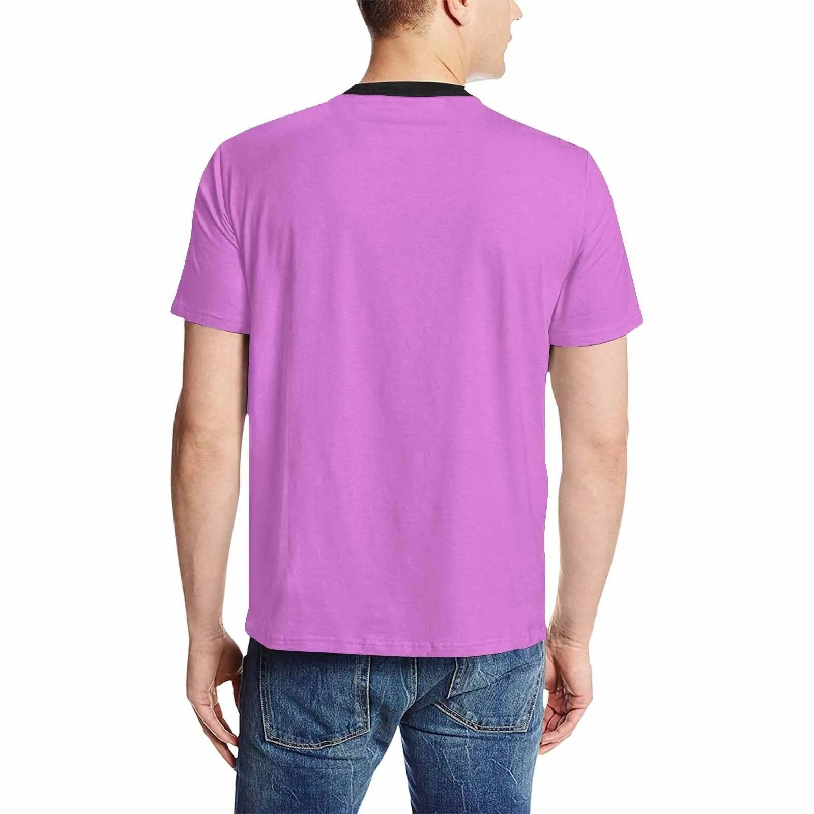 Uniquely You Mens T-Shirt /  Orchid Purple     - Short Sleeve Casual Shirt