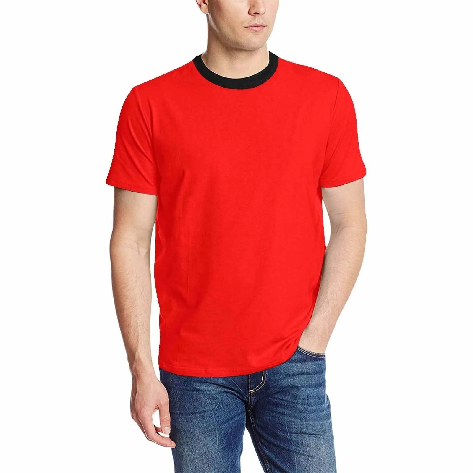 Uniquely You Mens T-Shirt /  Red     - Short Sleeve Casual Shirt