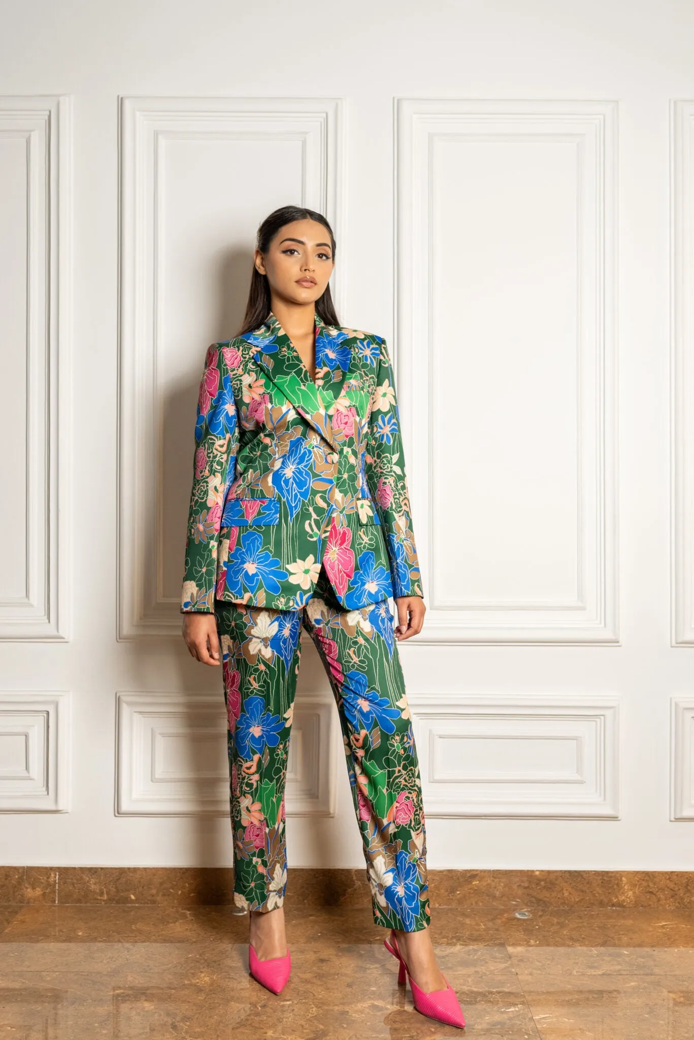 Valencia Printed Pantsuit