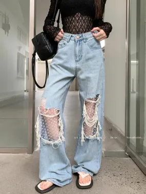 Vintage Distressed Urban Boyfriend Jeans