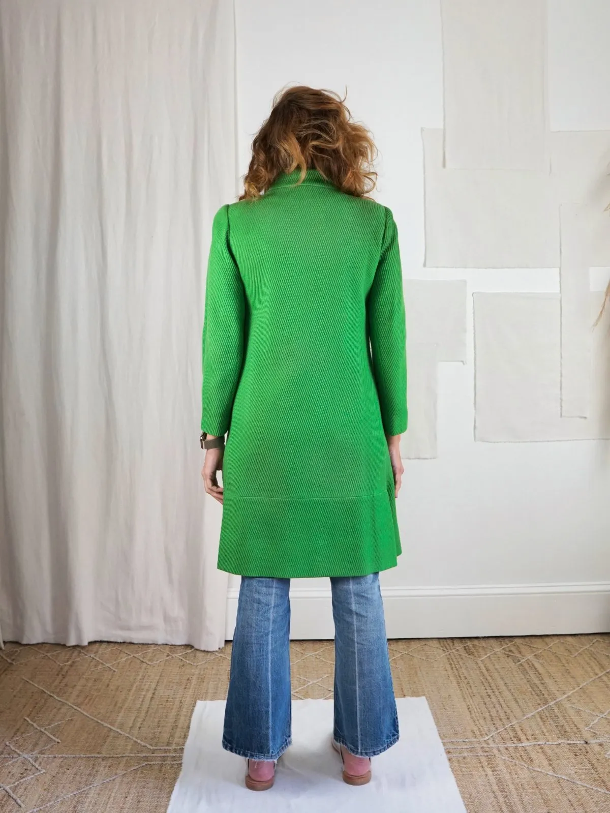 Vintage Shamrock Green Coat