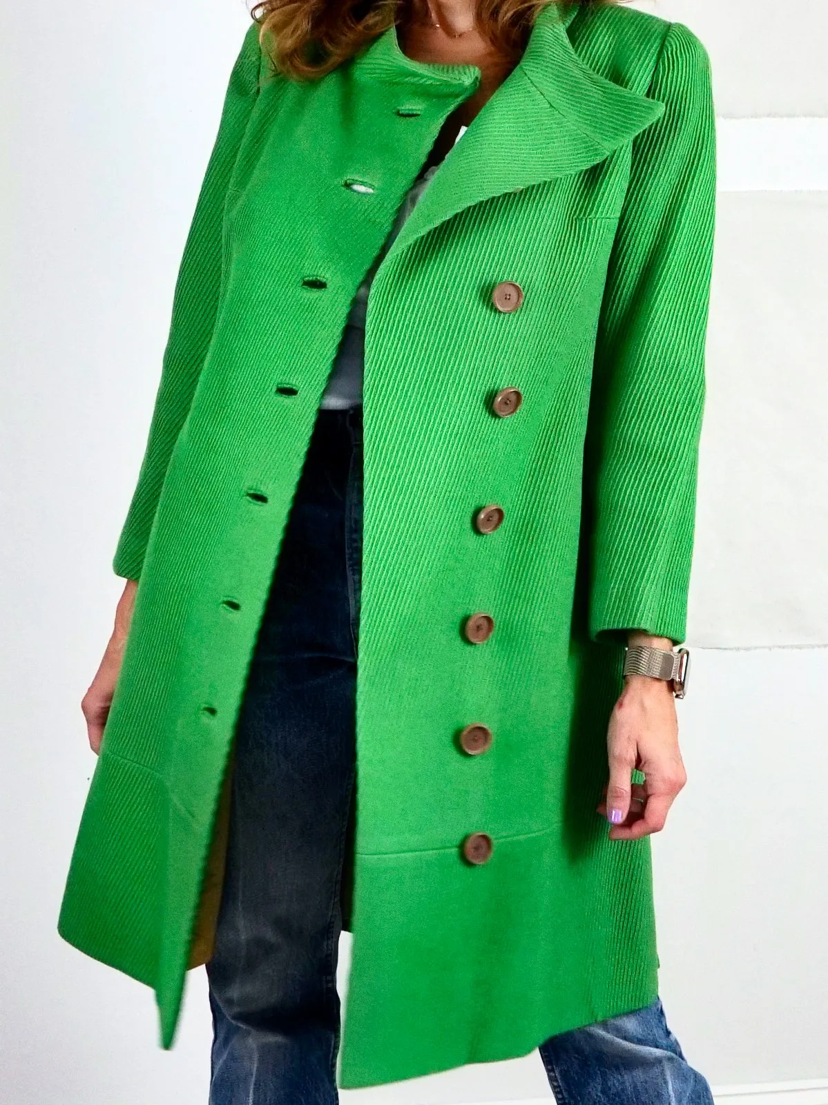 Vintage Shamrock Green Coat