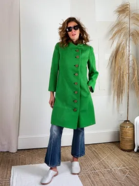 Vintage Shamrock Green Coat