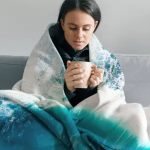 Wave Throw Blanket