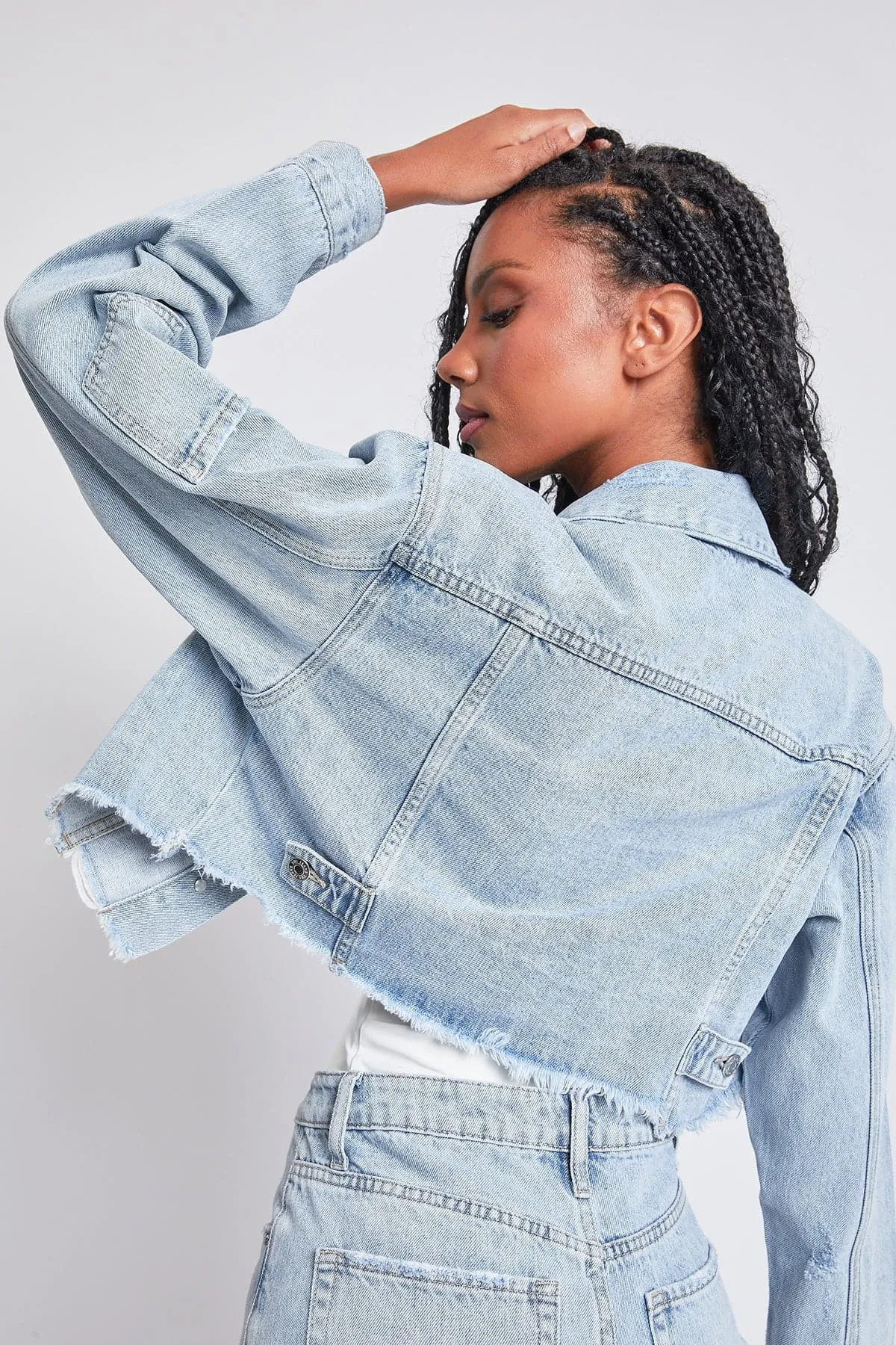 Women's Cropped Denim Jacket