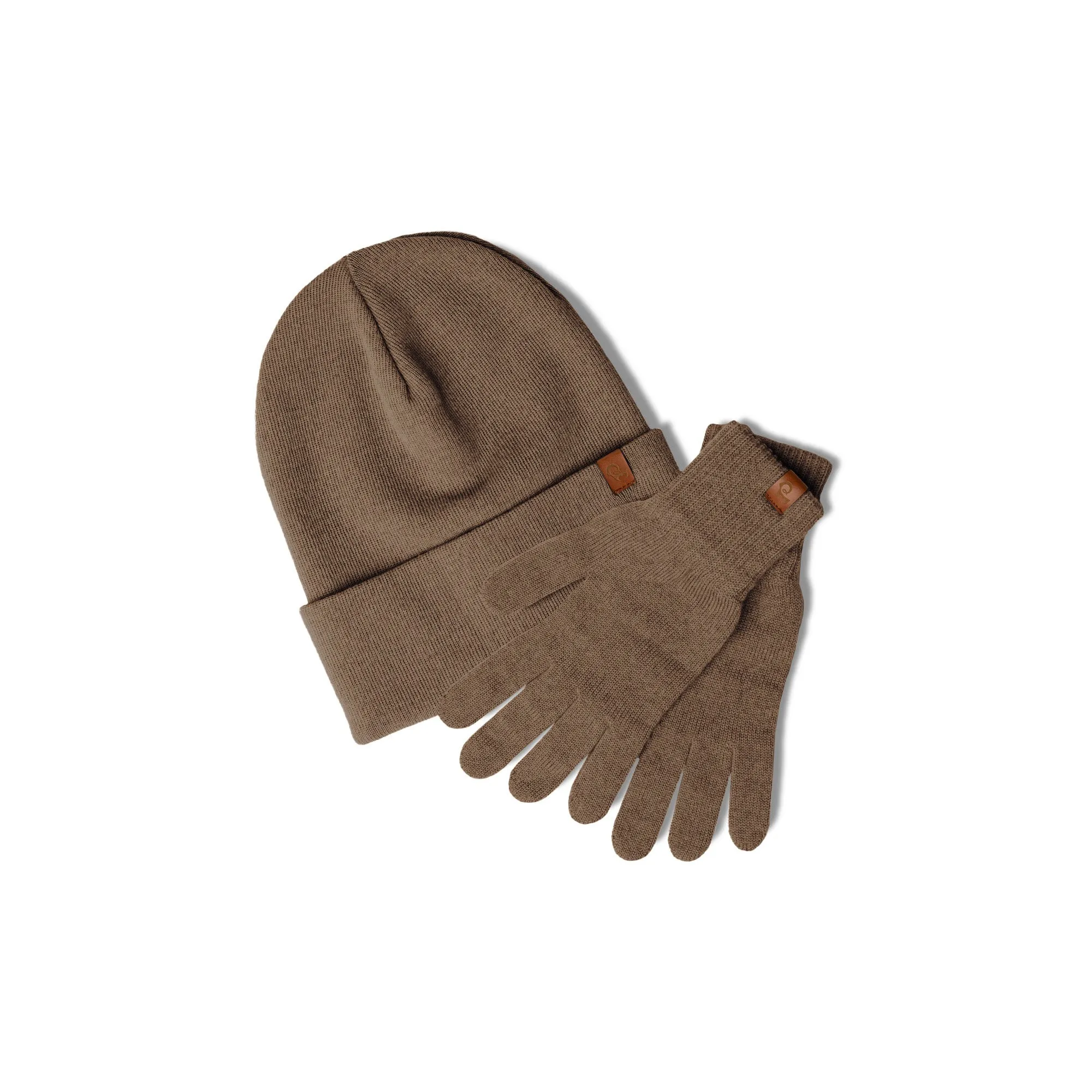 Women's Knit Beanie & Gloves 2-Piece