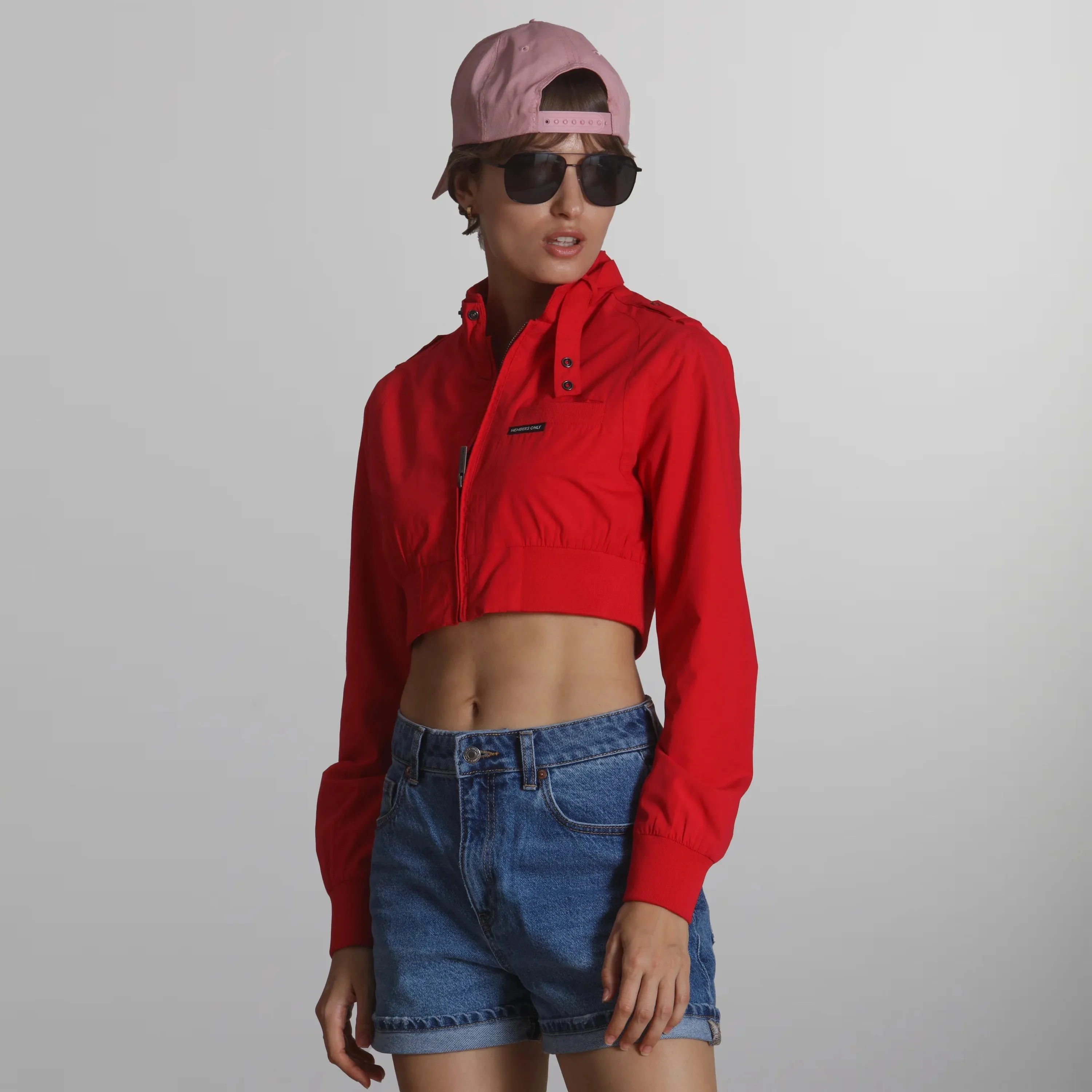 Women's Mini Cropped Racer Jacket