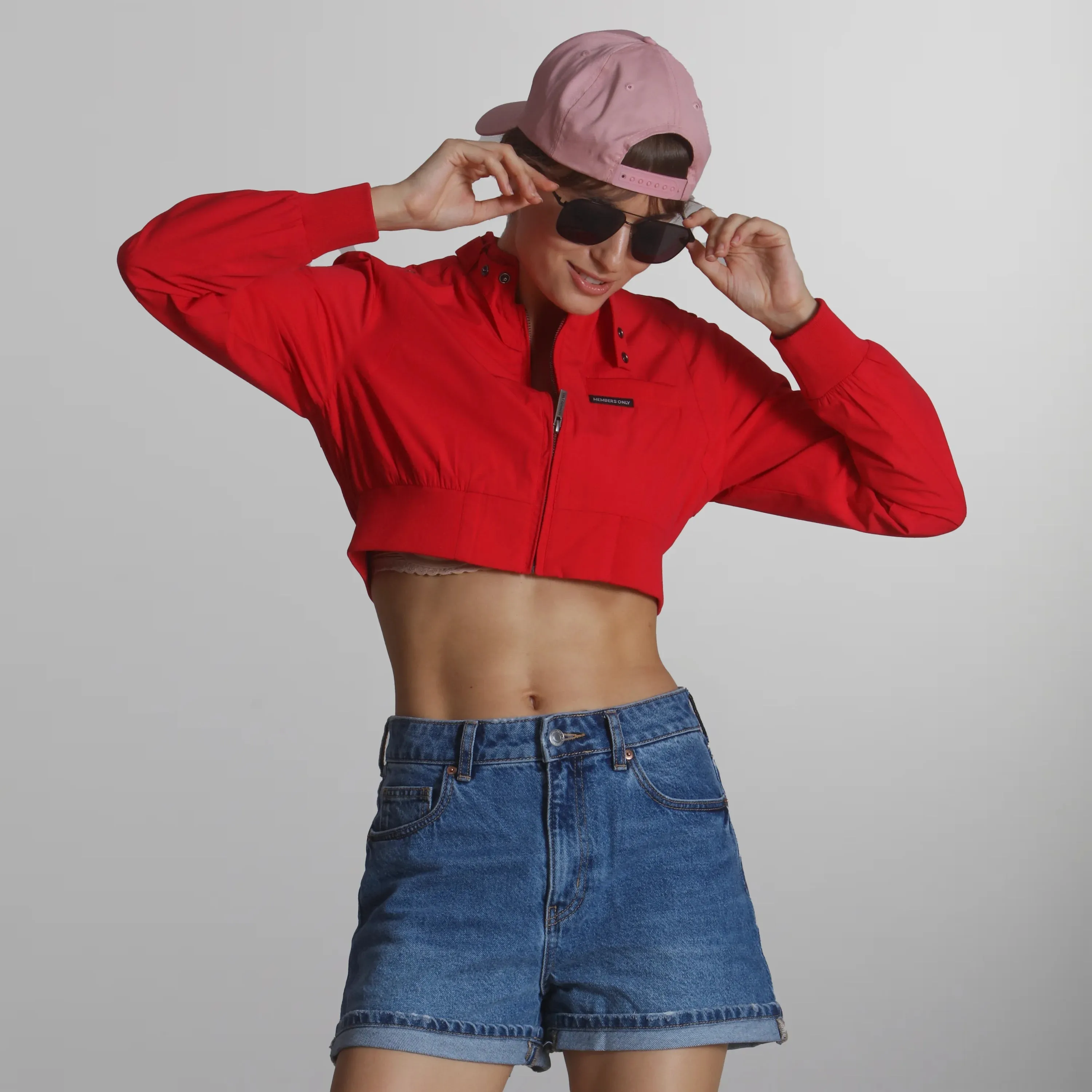 Women's Mini Cropped Racer Jacket