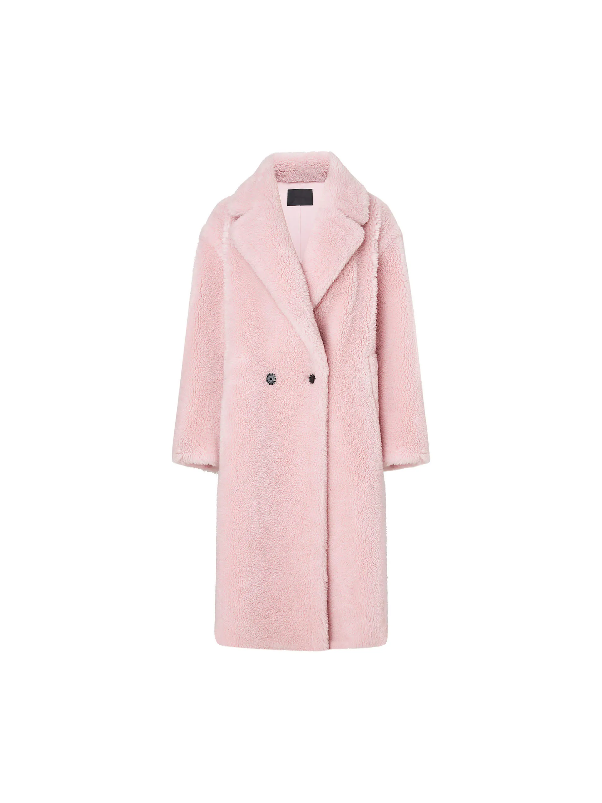 Wool Blend Teddy Coat